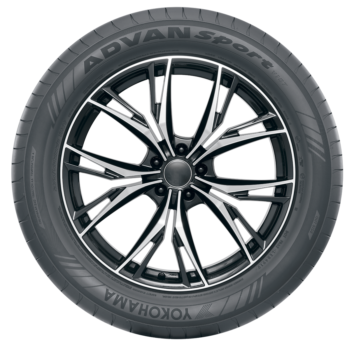 03-110110717-Yokohama-Advan Sport V107-275/40ZR18-Tire-Image03