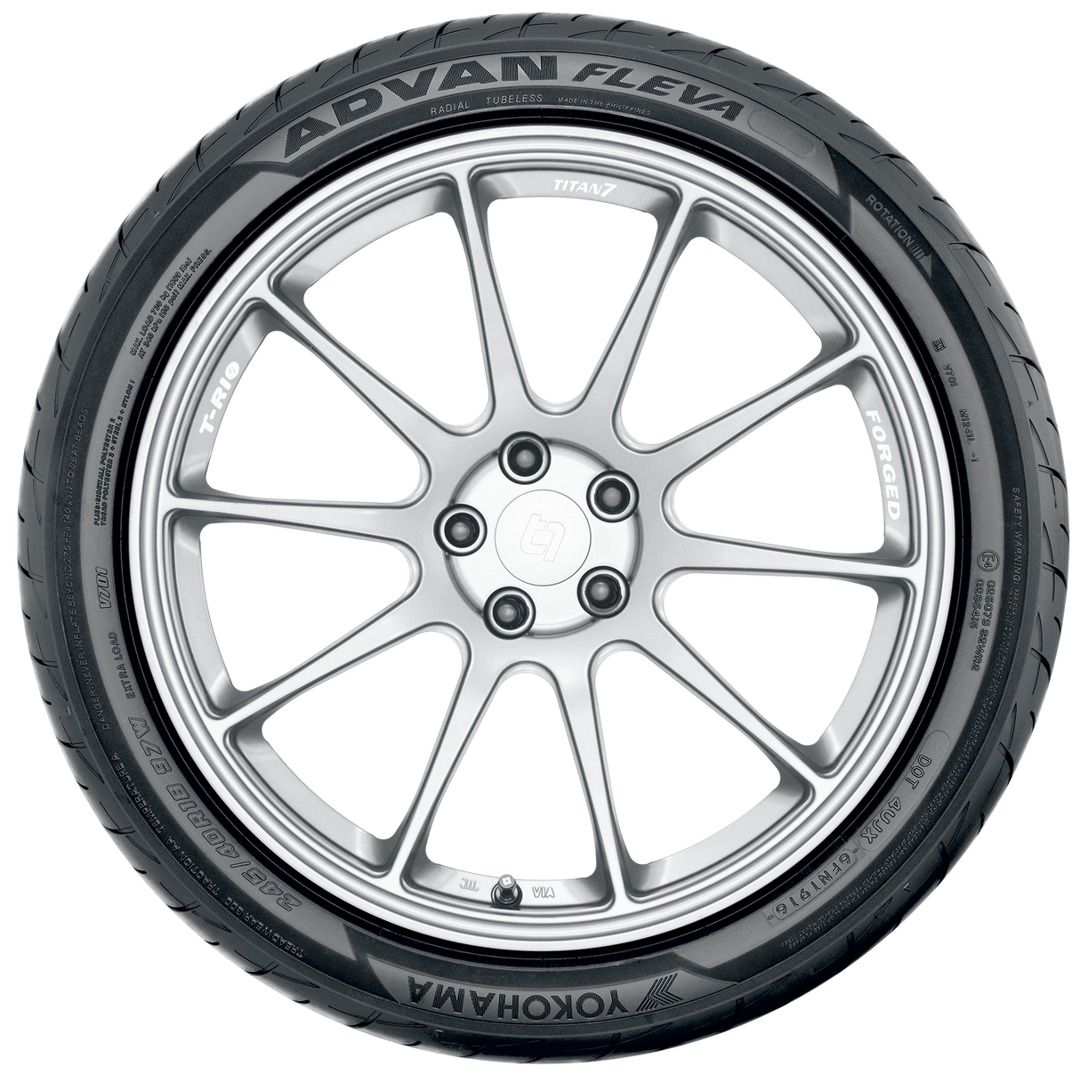 03-110170133-Yokohama-Advan Fleva V701-195/45R16-Tire-Image03
