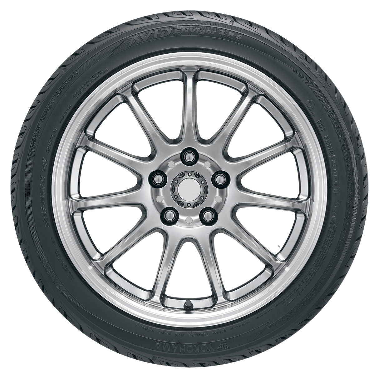 03-110132196-Yokohama-Avid Envigor ZPS-245/45R18-Tire-Image03
