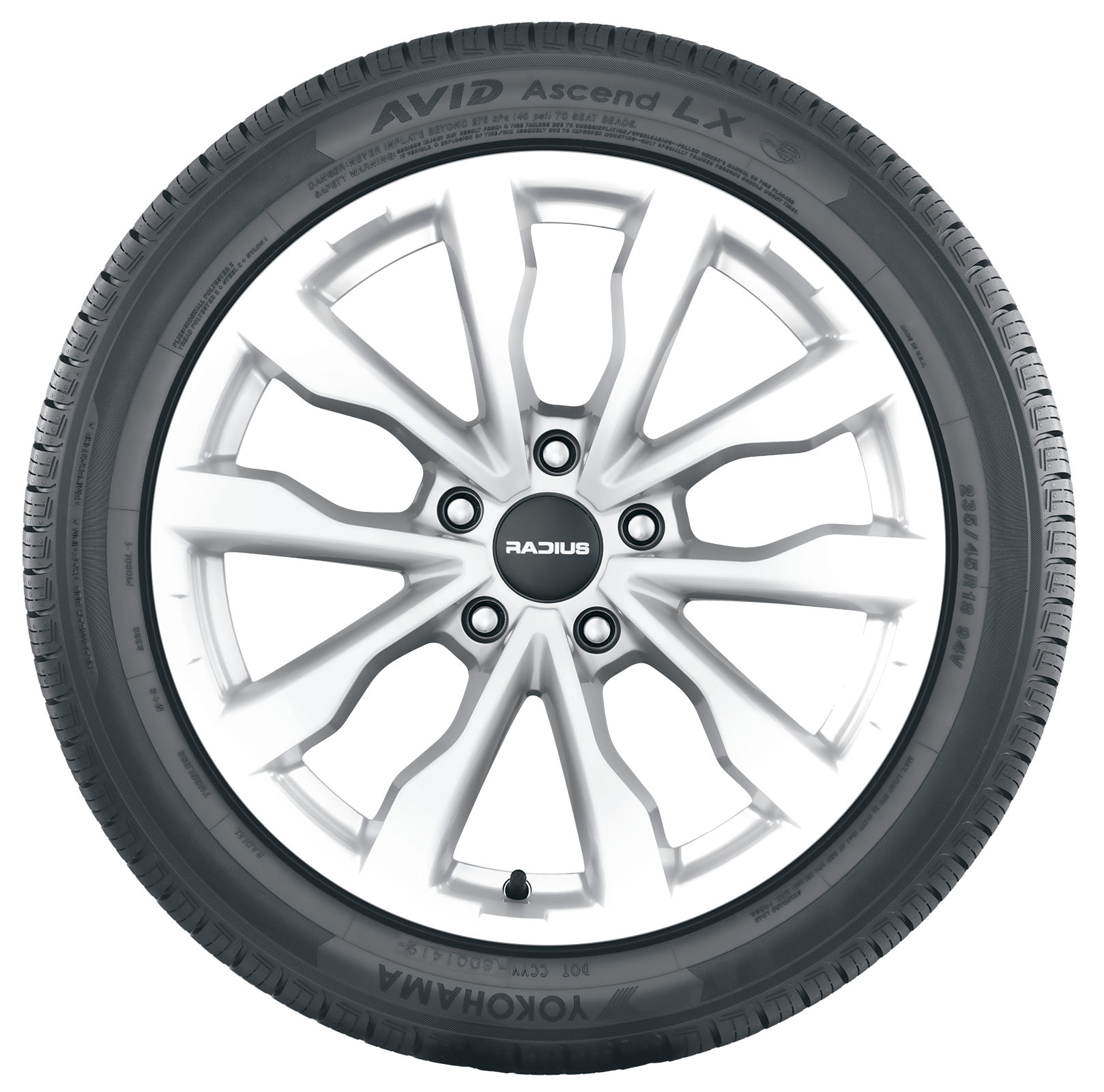 235/60R16 Yokohama Avid Ascend LX 100H BSW SL 235 60 16 2356016