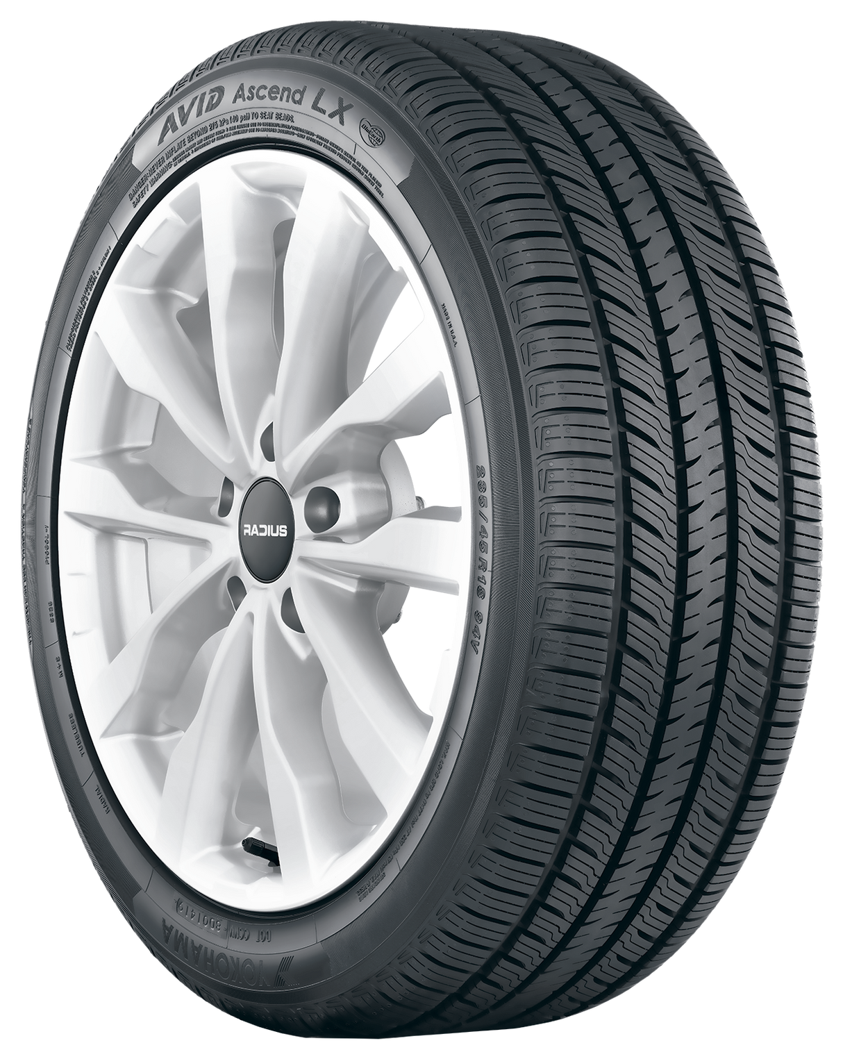 02-110132839-Yokohama-Avid Ascend LX-P215/50R18-Tire-Image02