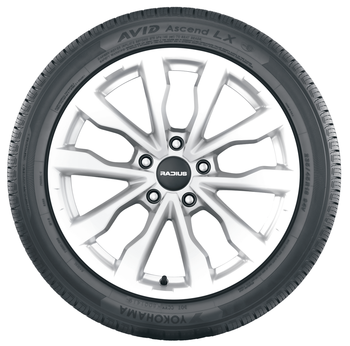 03-110132833-Yokohama-Avid Ascend LX-225/45R18-Tire-Image03