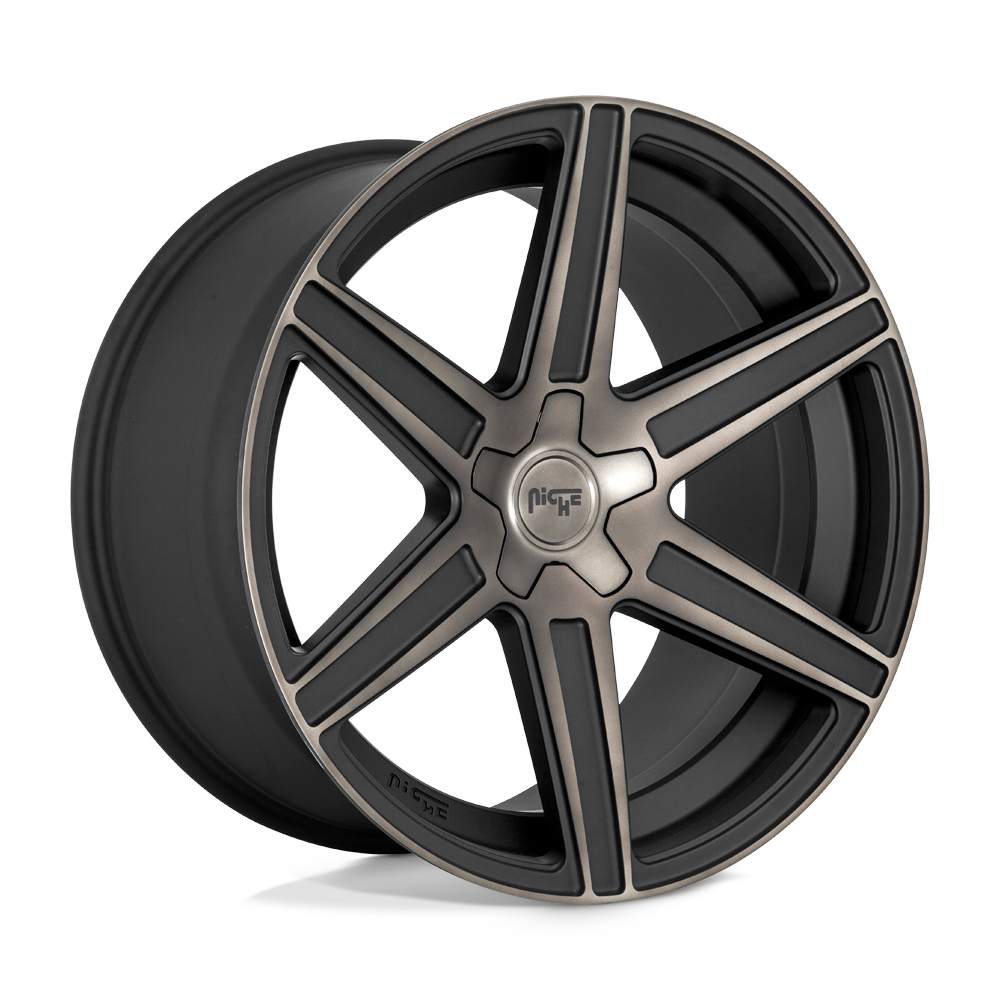 20x10.5 Niche M236 Carina Matte Machined Dark Tint 5x112 ET40 CB66